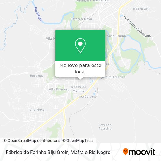 Fábrica de Farinha Biju Grein mapa