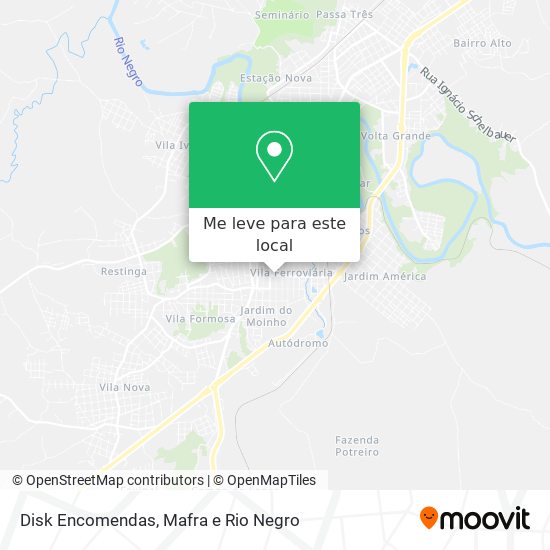 Disk Encomendas mapa