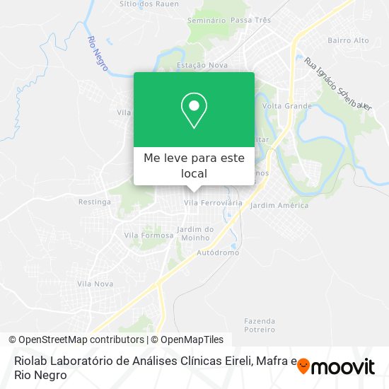 Riolab Laboratório de Análises Clínicas Eireli mapa