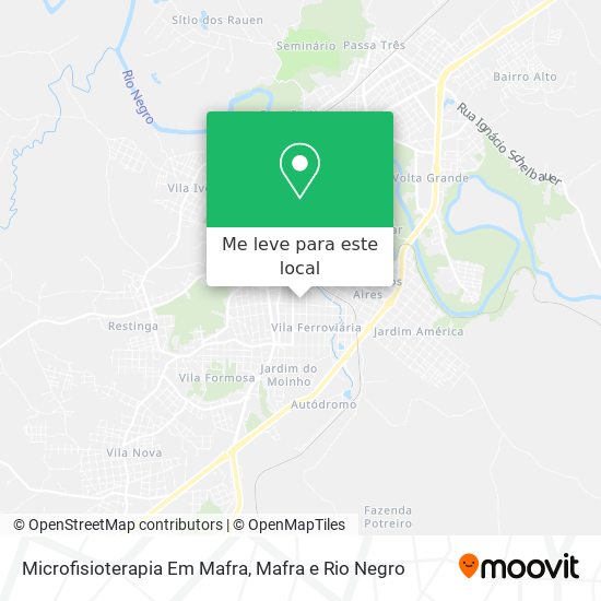 Microfisioterapia Em Mafra mapa