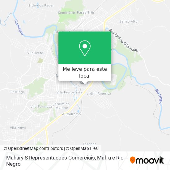 Mahary S Representacoes Comerciais mapa