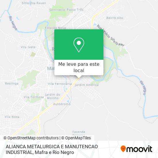 ALIANCA METALURGICA E MANUTENCAO INDUSTRIAL mapa