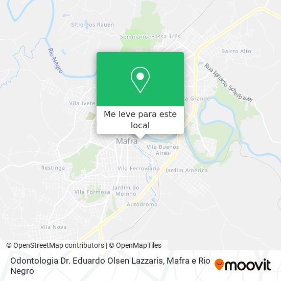 Odontologia Dr. Eduardo Olsen Lazzaris mapa