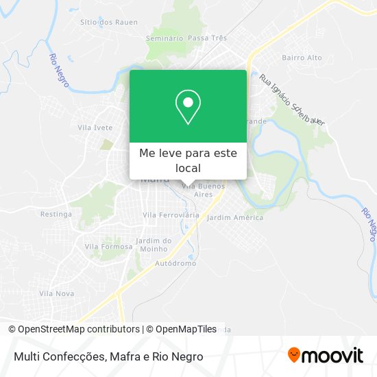 Multi Confecções mapa