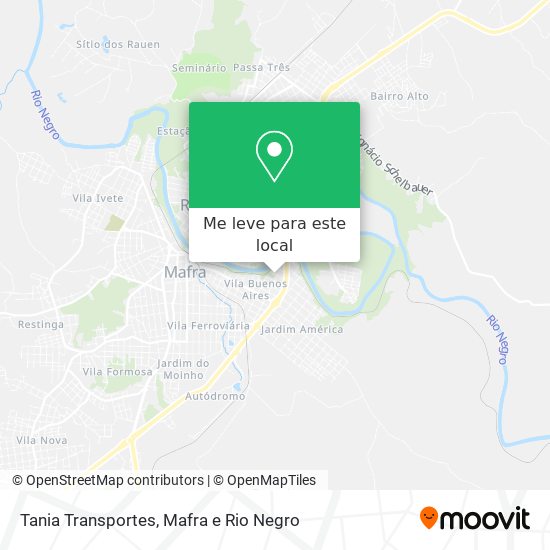 Tania Transportes mapa