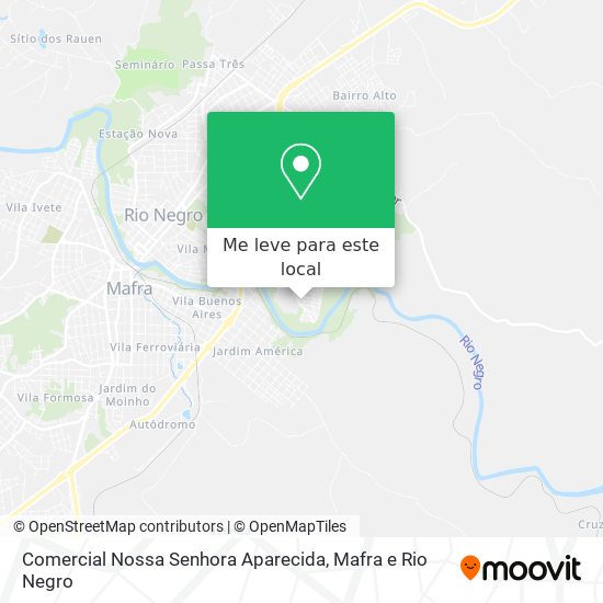 Comercial Nossa Senhora Aparecida mapa