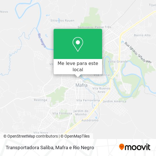 Transportadora Saliba mapa
