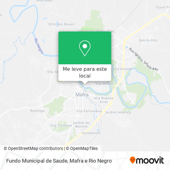 Fundo Municipal de Saude mapa