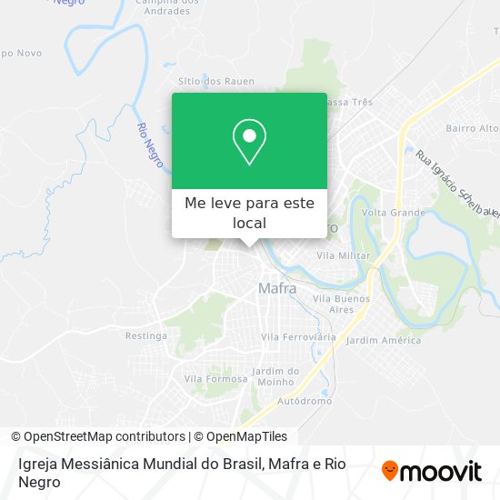 Igreja Messiânica Mundial do Brasil mapa