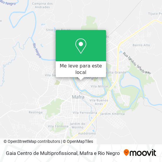 Gaia Centro de Multiprofissional mapa