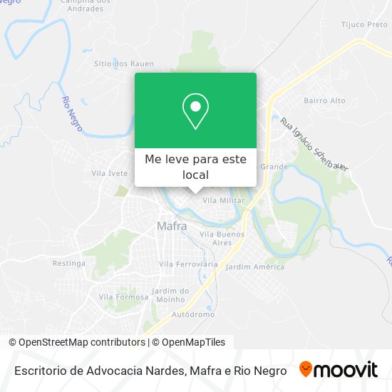 Escritorio de Advocacia Nardes mapa