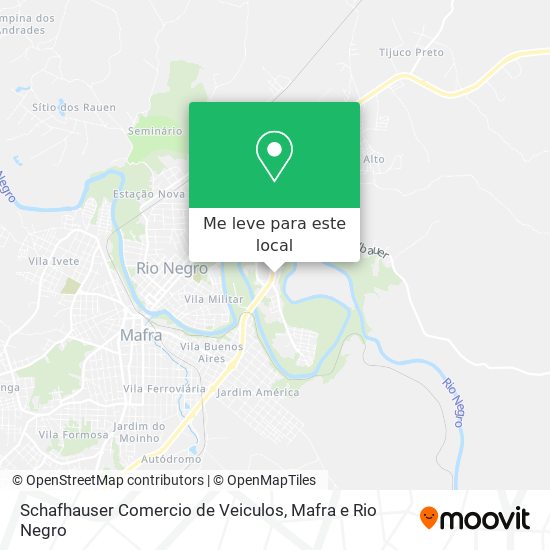 Schafhauser Comercio de Veiculos mapa