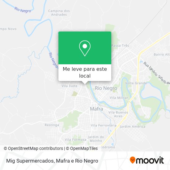 Mig Supermercados mapa