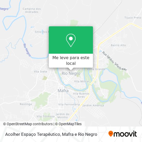 Acolher Espaço Terapêutico mapa