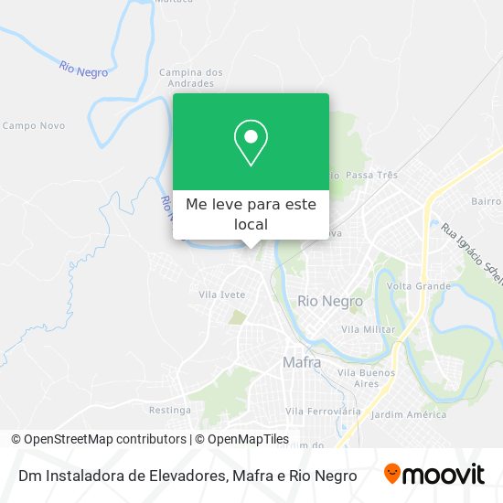 Dm Instaladora de Elevadores mapa