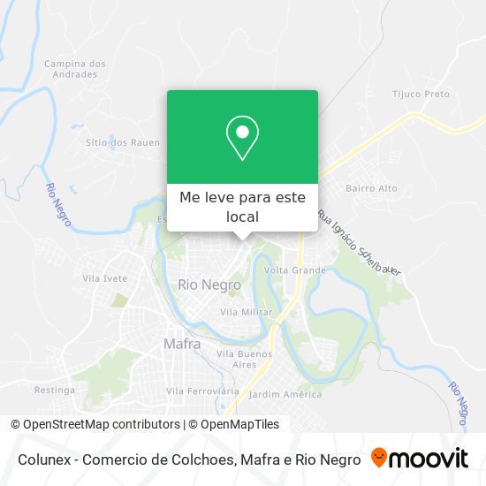 Colunex - Comercio de Colchoes mapa