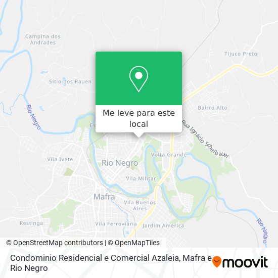 Condominio Residencial e Comercial Azaleia mapa