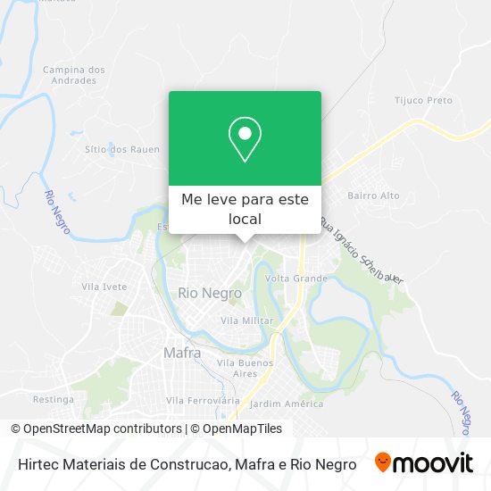 Hirtec Materiais de Construcao mapa