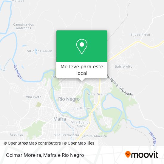 Ocimar Moreira mapa