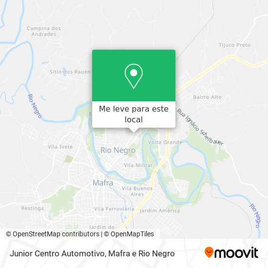 Junior Centro Automotivo mapa