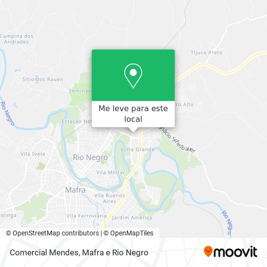 Comercial Mendes mapa