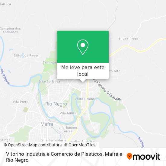 Vitorino Industria e Comercio de Plasticos mapa