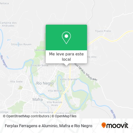 Ferplax Ferragens e Aluminio mapa