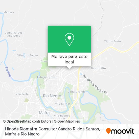 Hinode Riomafra-Consultor Sandro R. dos Santos mapa