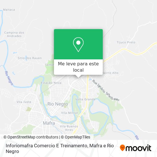 Inforiomafra Comercio E Treinamento mapa