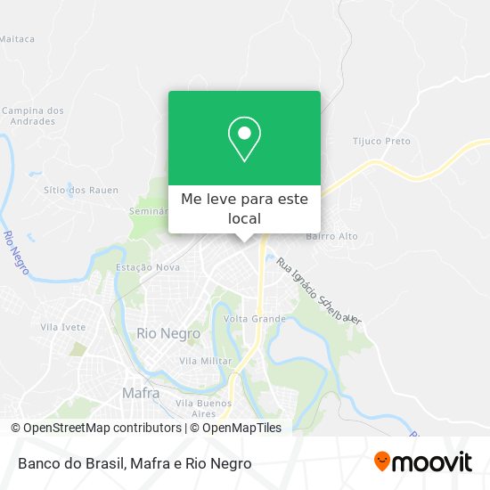 Banco do Brasil mapa