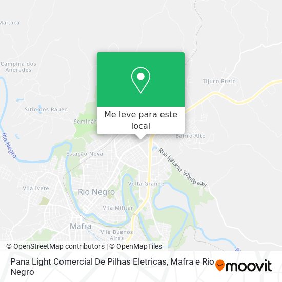 Pana Light Comercial De Pilhas Eletricas mapa