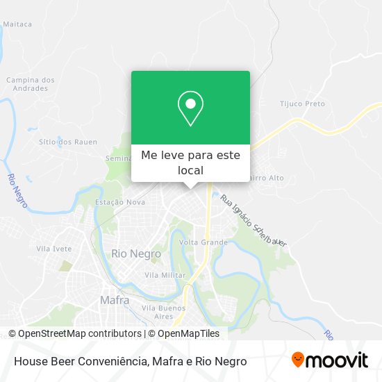 House Beer Conveniência mapa