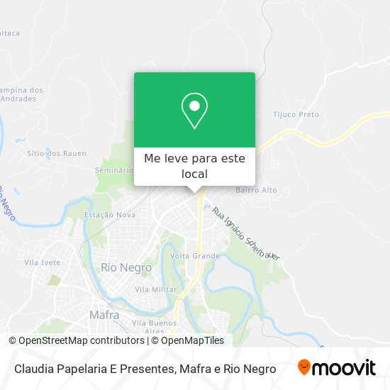 Claudia Papelaria E Presentes mapa