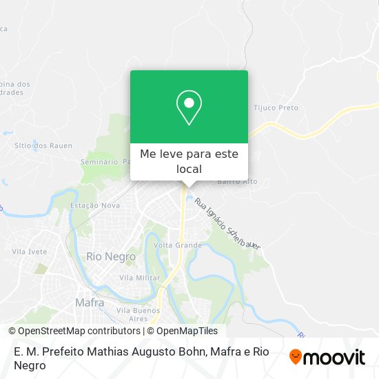 E. M. Prefeito Mathias Augusto Bohn mapa