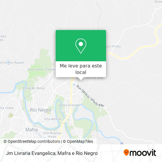 Jm Livraria Evangelica mapa