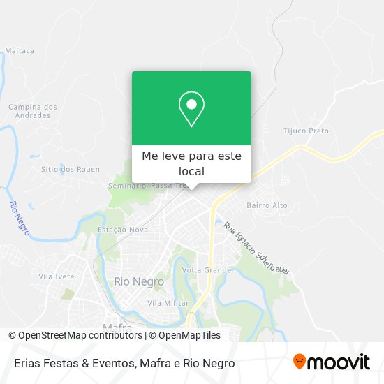 Erias Festas & Eventos mapa