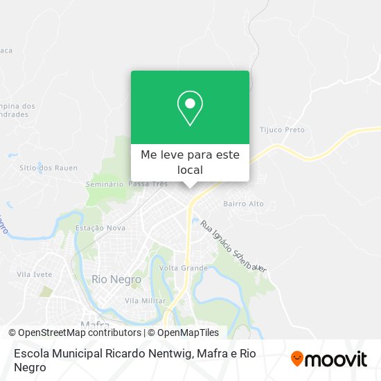 Escola Municipal Ricardo Nentwig mapa