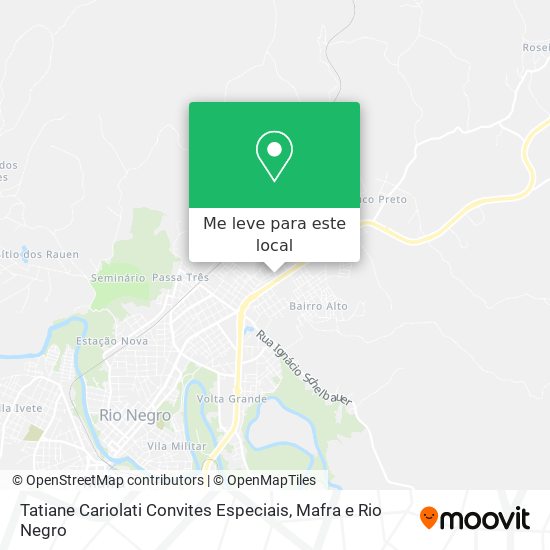 Tatiane Cariolati Convites Especiais mapa