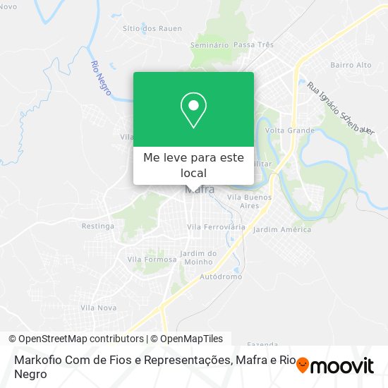 Markofio Com de Fios e Representações mapa