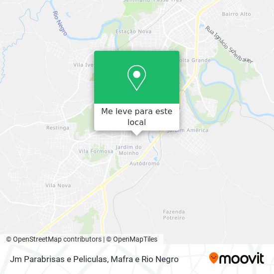 Jm Parabrisas e Peliculas mapa