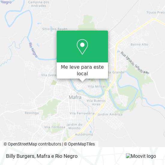 Billy Burgers mapa