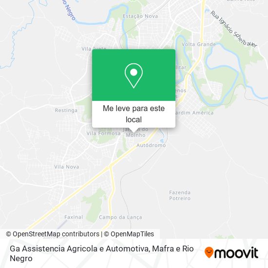 Ga Assistencia Agricola e Automotiva mapa