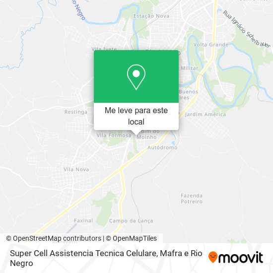 Super Cell Assistencia Tecnica Celulare mapa