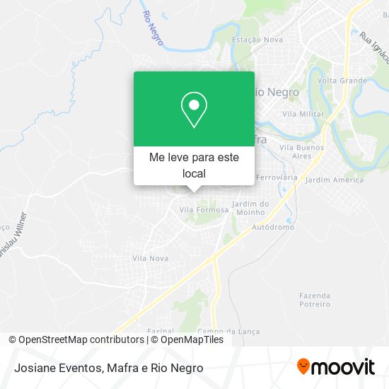 Josiane Eventos mapa