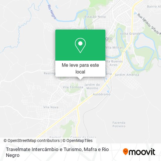 Travelmate Intercâmbio e Turismo mapa