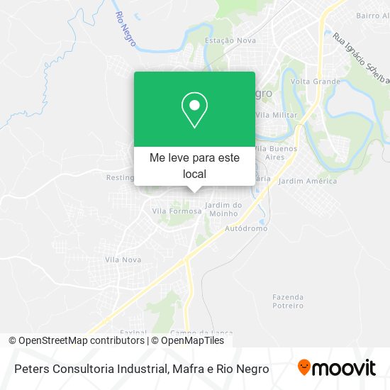 Peters Consultoria Industrial mapa