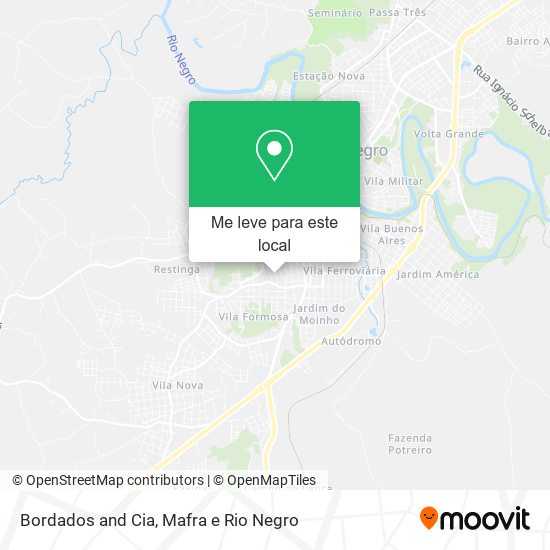 Bordados and Cia mapa