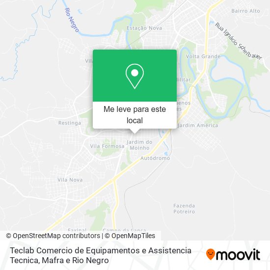 Teclab Comercio de Equipamentos e Assistencia Tecnica mapa