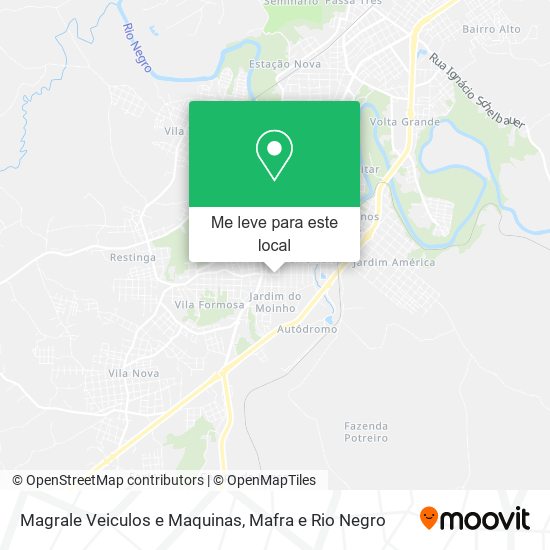 Magrale Veiculos e Maquinas mapa