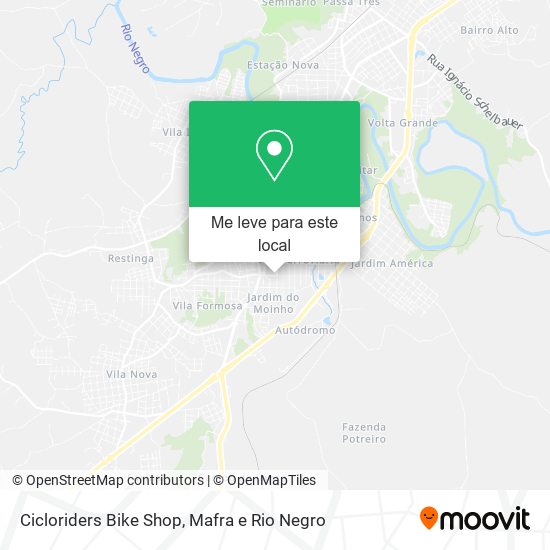 Cicloriders Bike Shop mapa